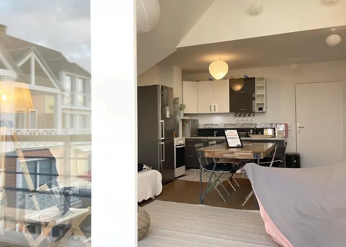 Le Blue Bay - Face - Parking - Marina Deauville